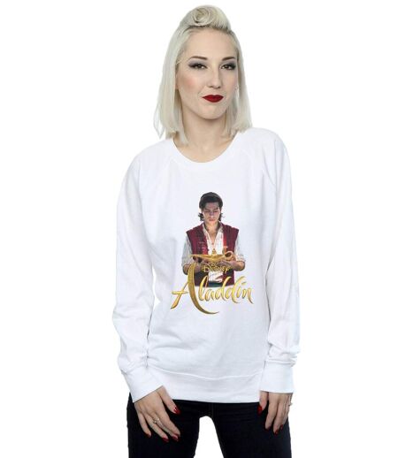 Disney - Sweat ALADDIN MOVIE ALADDIN PHOTO - Femme (Blanc) - UTBI5485