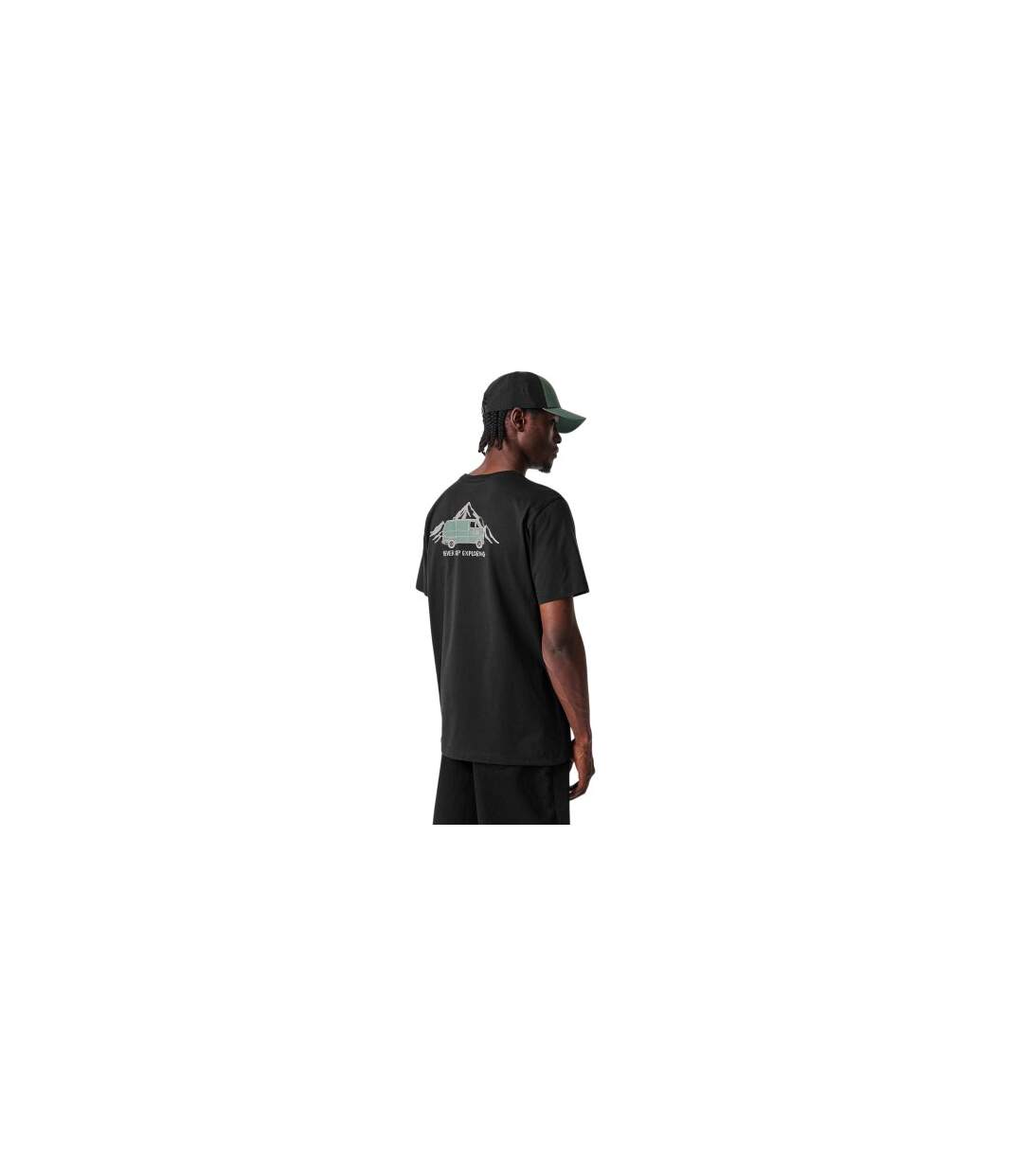 T-shirt Motif/style Graphique Homme Noir The North Face-1