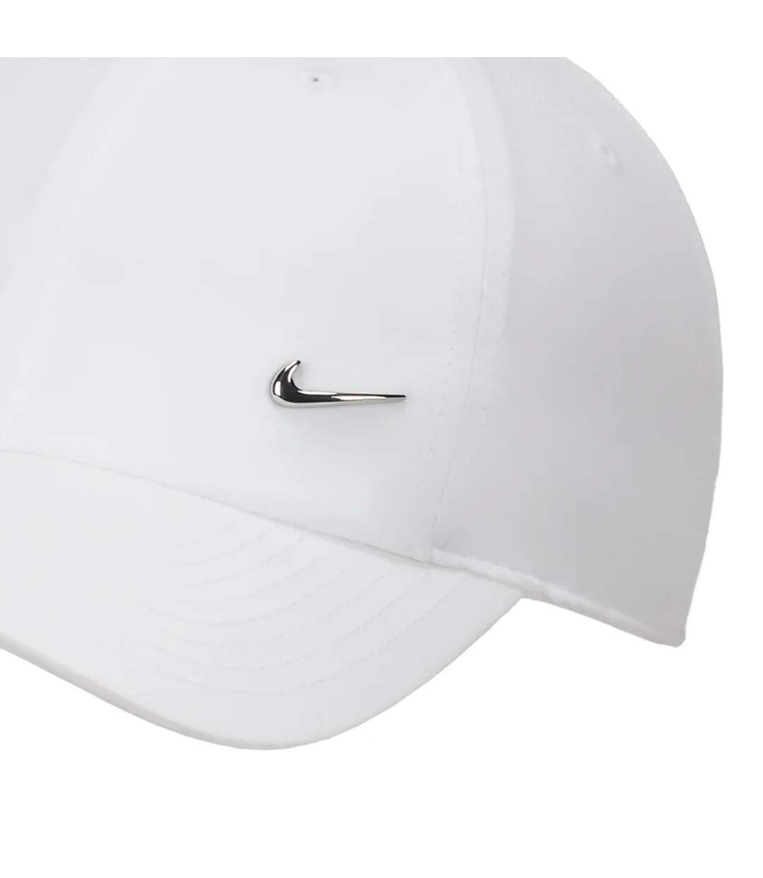Casquette De Baseball Motif/style Swoosh Métallique Df Club Adulte Blanc Nike-3