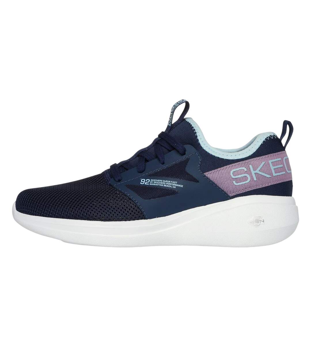 Baskets Go Run Fast Femme Bleu Marine Bleu Skechers-2