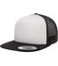 Casquette de camionneur adulte noir / blanc / noir Flexfit-1