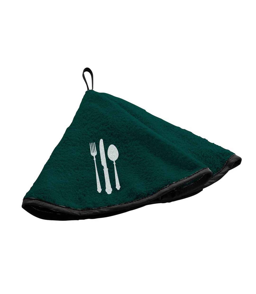 Essuie-Main en Éponge Couverts 60cm Émeraude-1