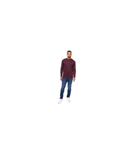 Pull Pepston Homme Bordeaux Chiné Bewley & Ritch
