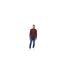 Pull Pepston Homme Bordeaux Chiné Bewley & Ritch-1