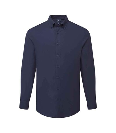 Chemise habillée manches longues supreme homme bleu marine Premier