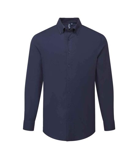 Chemise habillée manches longues supreme homme bleu marine Premier