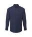Chemise habillée manches longues supreme homme bleu marine Premier-1