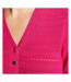 Pull Manches courtes Fuchsia Femme Morgan ISHI - L