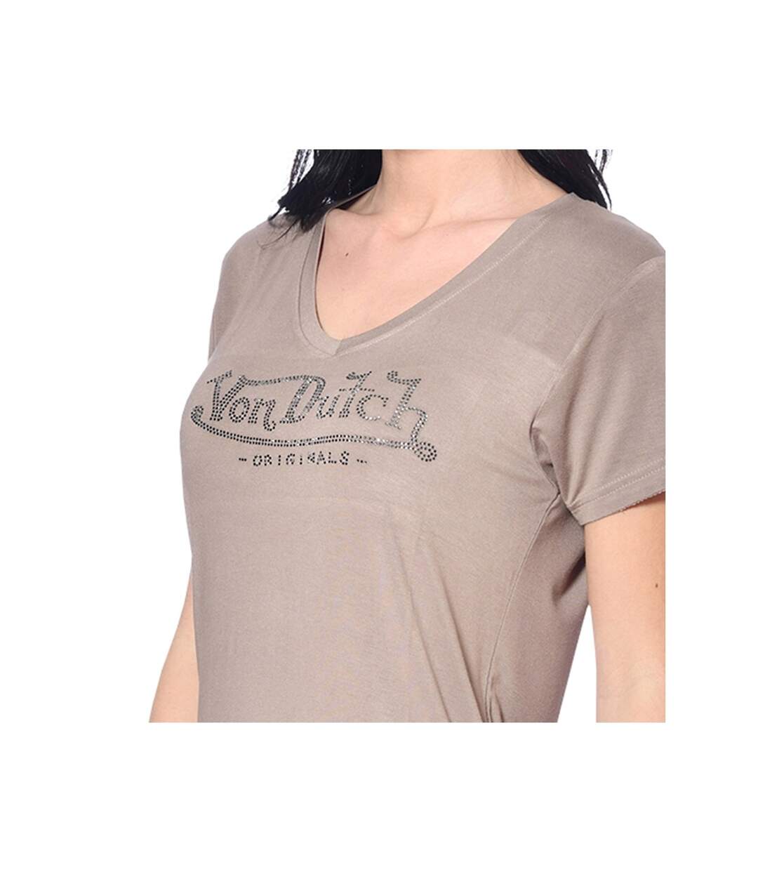 Tshirt en col V femme Roon Vondutch-3