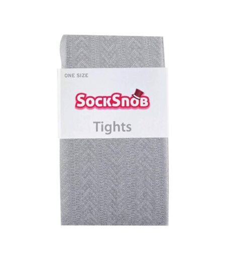 Collants paillet�s pour femmes | Motif � chevrons