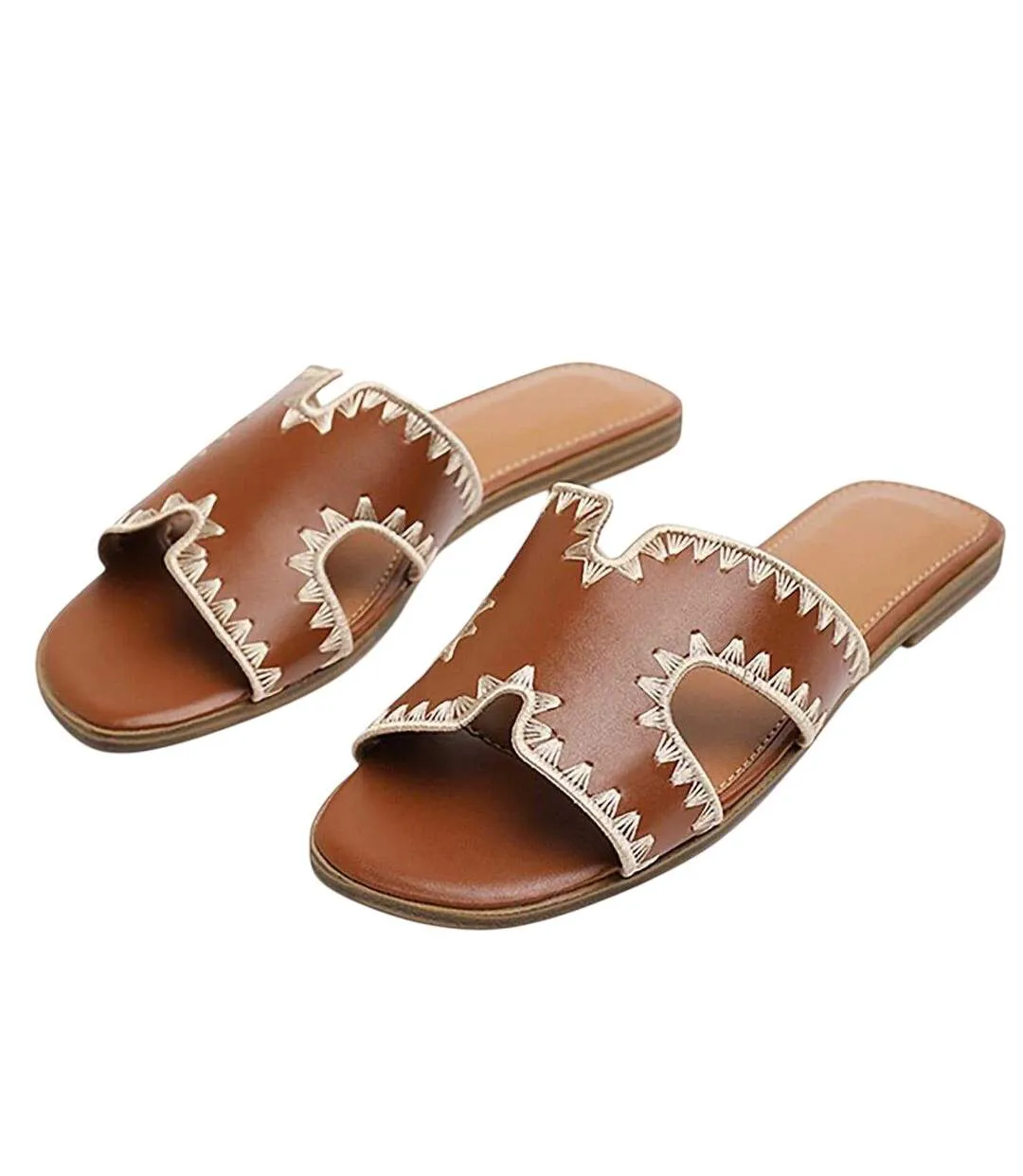 Claquettes Frankii Femme Marron Clair Where´s That From-2
