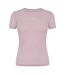 Womens/ladies Star Print Slim T-shirt Lilac Guess-2