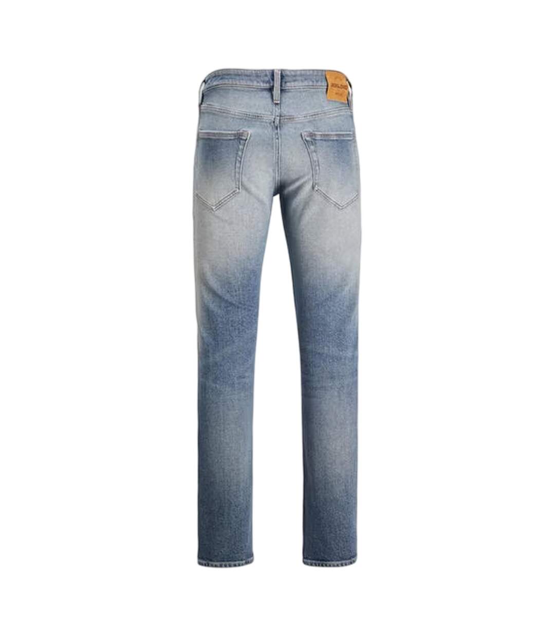 Mens Glenn 5 Pockets Skinny Jeans Blue Denim Jack And Jones-3