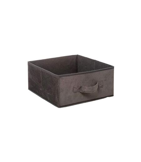Boîte de Rangement Velours Mix n'Modul 31x31cm Gris Foncé