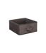Boîte de Rangement Velours Mix n'Modul 31x31cm Gris Foncé-1