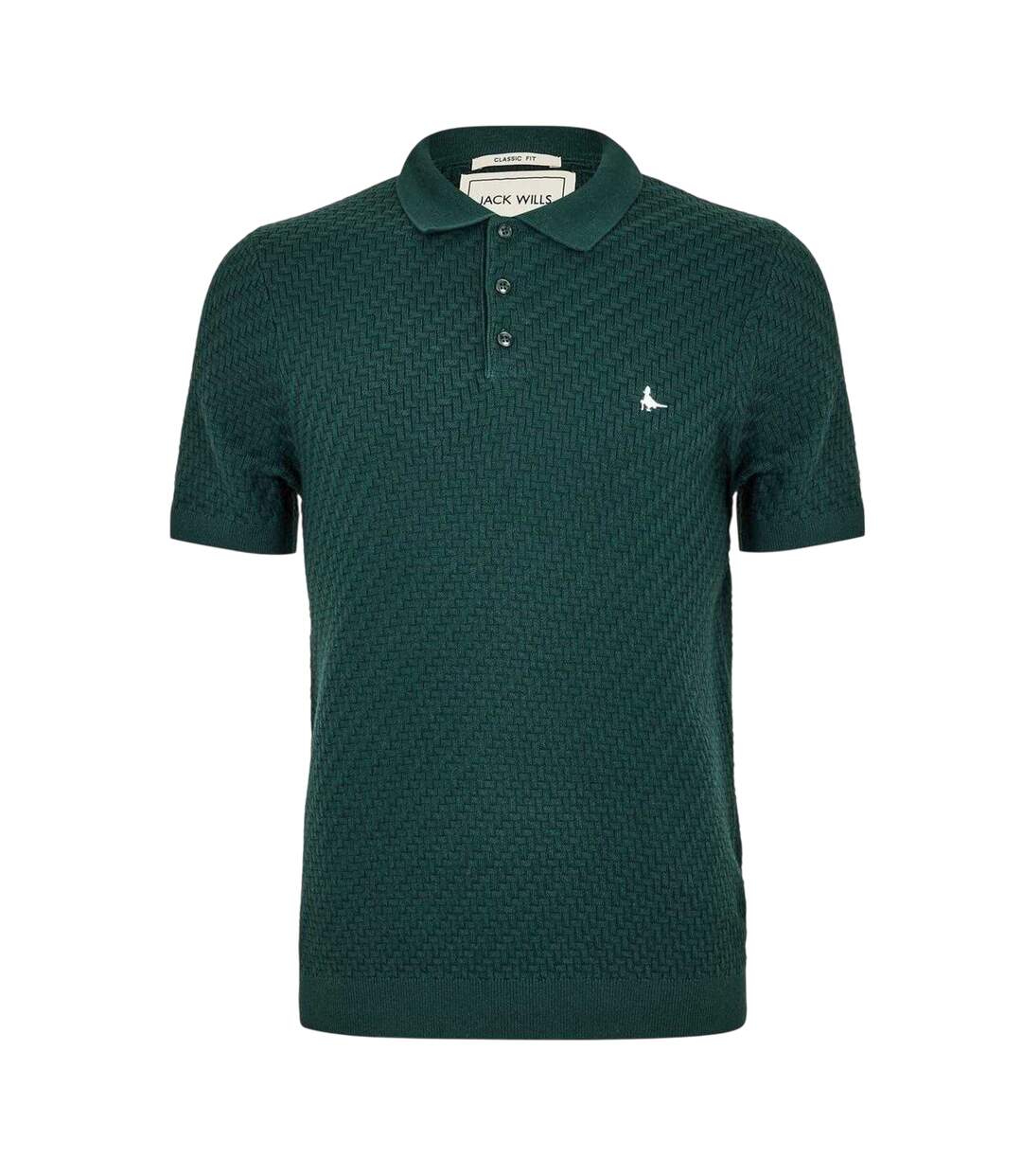 Polo Manches Courtes Motif/style Tricoté Homme Conifère Jack Wills-1