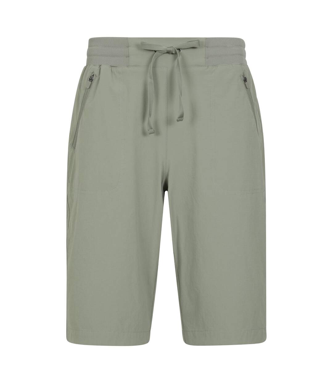 Womens/ladies Explorer Long Shorts Khaki Green Mountain Warehouse-1