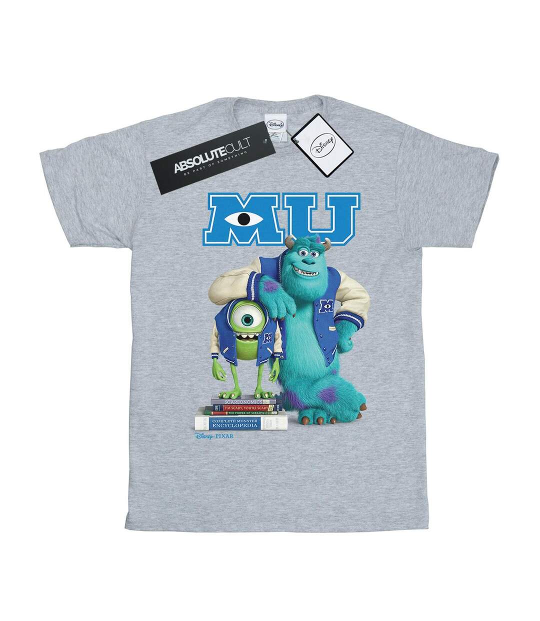 Disney - T-shirt MONSTERS UNIVERSITY POSTER - Femme (Gris chiné) - UTBI17091-1