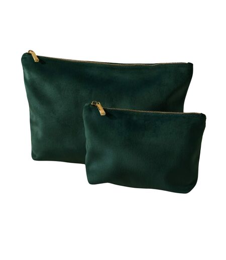 Velvet Accessory Bag L Dark Emerald Bagbase