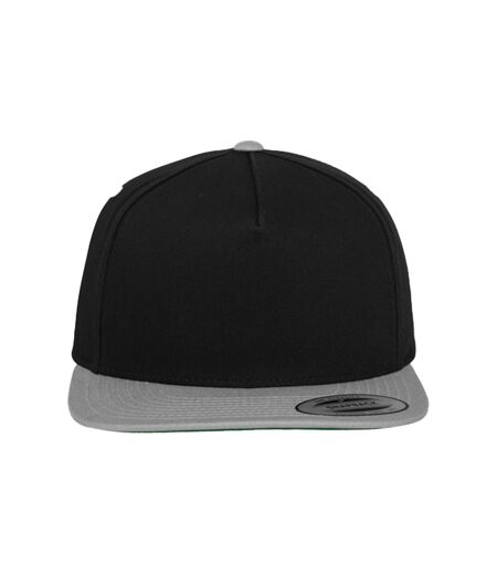 Casquette Ajustable Classic Noir Argenté Flexfit