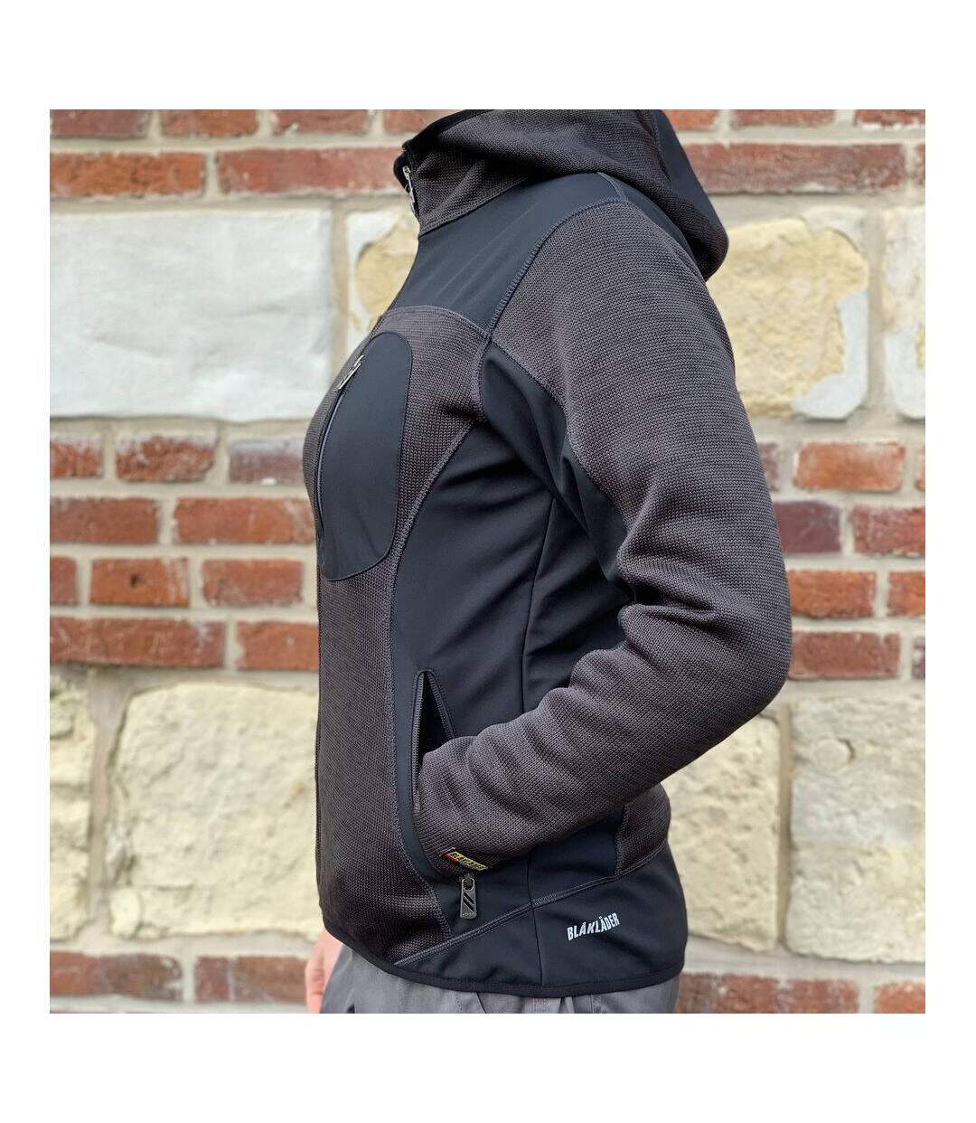 Veste tricotée à capuche femme Blaklader