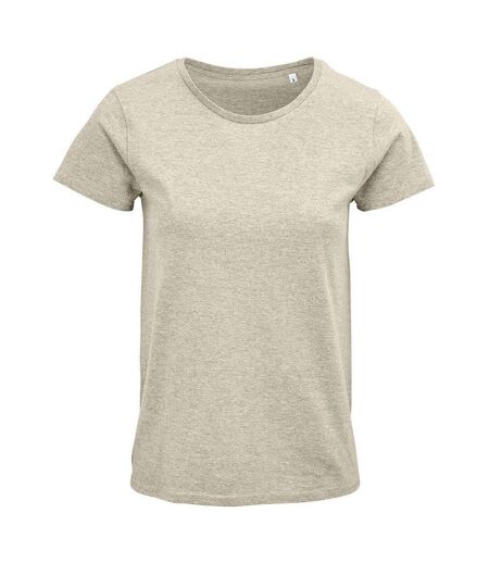 SOLS - T-shirt CRUSADER - Femme (Beige) - UTPC4995