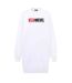 Robe Sweat Denim Division Femme Blanc Vif Diesel-1