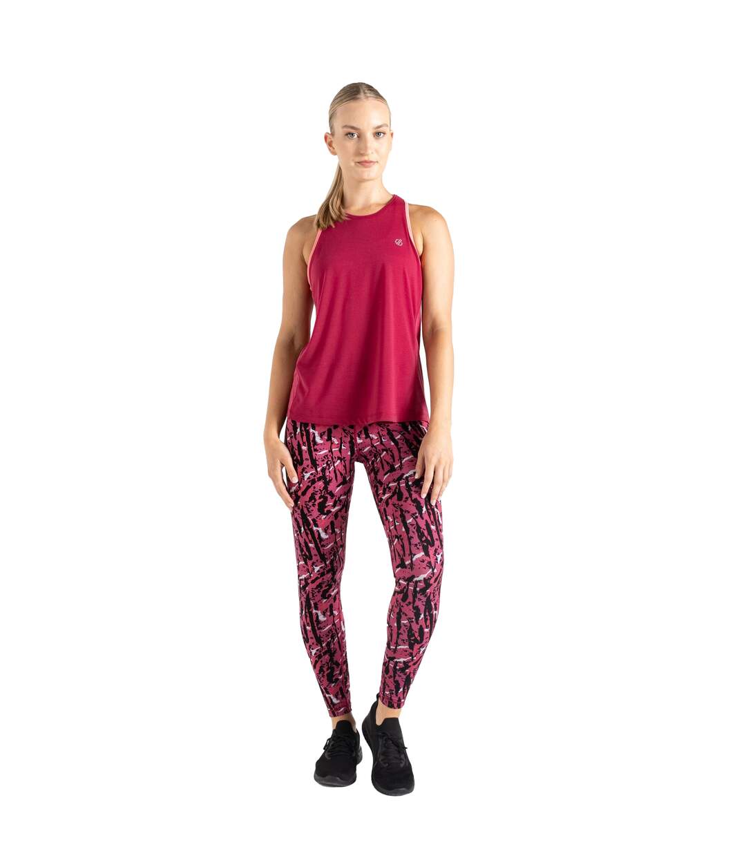 Débardeur Gravitate Femme Rose Foncé Rose Néon Dare 2B-1