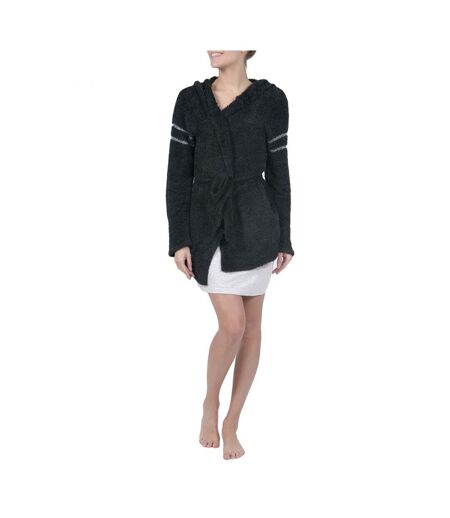 Peignoir polaire court femme