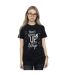 Disney Womens/Ladies Tinker Bell Don't Grow Up Cotton Boyfriend T-Shirt (Noir) - UTBI46446-2