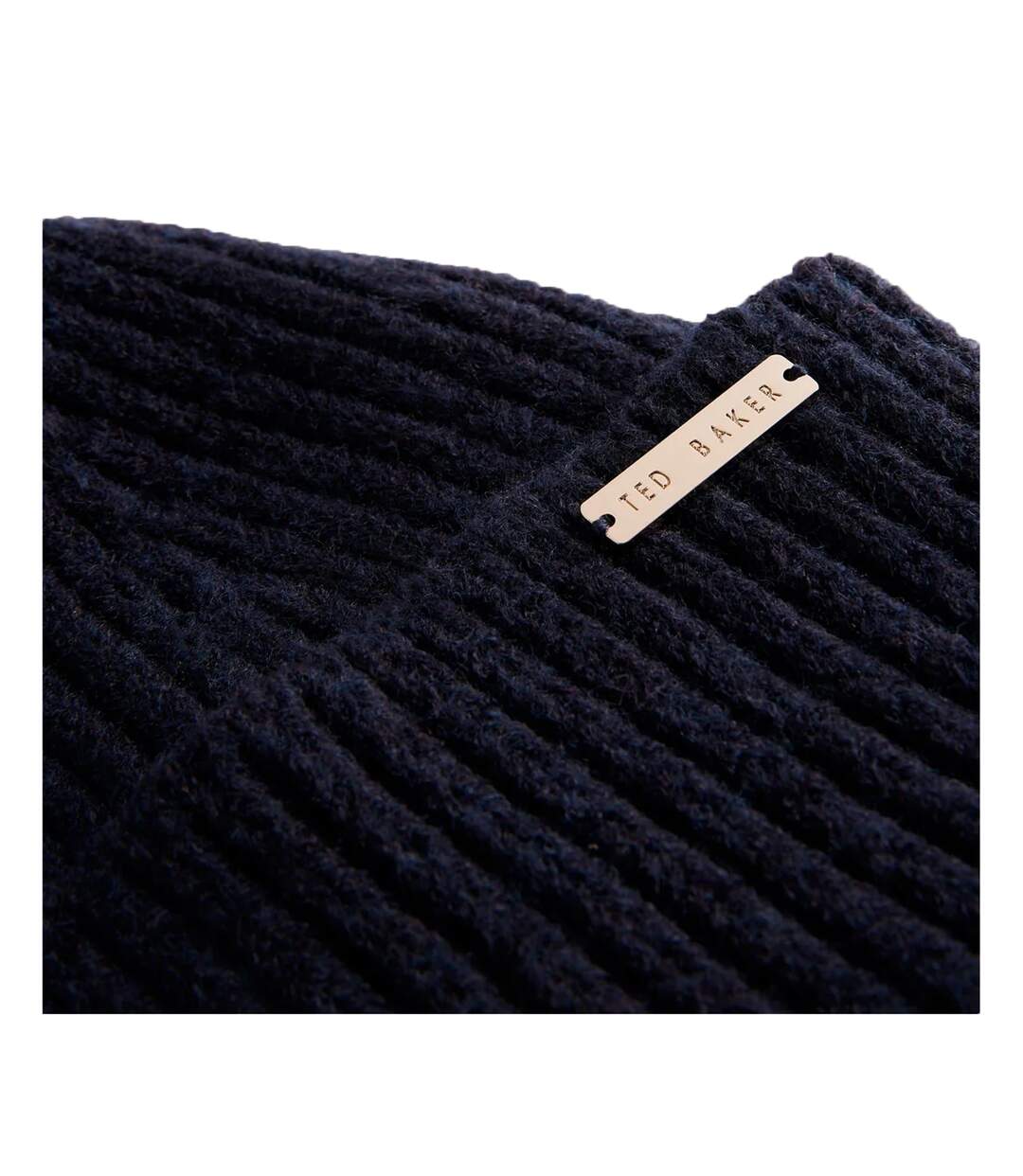 Unisex Adult Winter Bobble Hat Navy Ted Baker-2