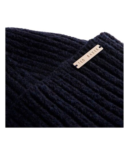 Unisex Adult Winter Bobble Hat Navy Ted Baker