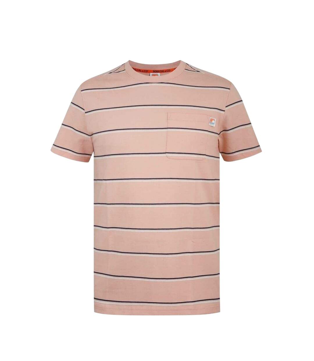 T-shirt Motif/style À Rayures Homme Pêche SoulCal-1