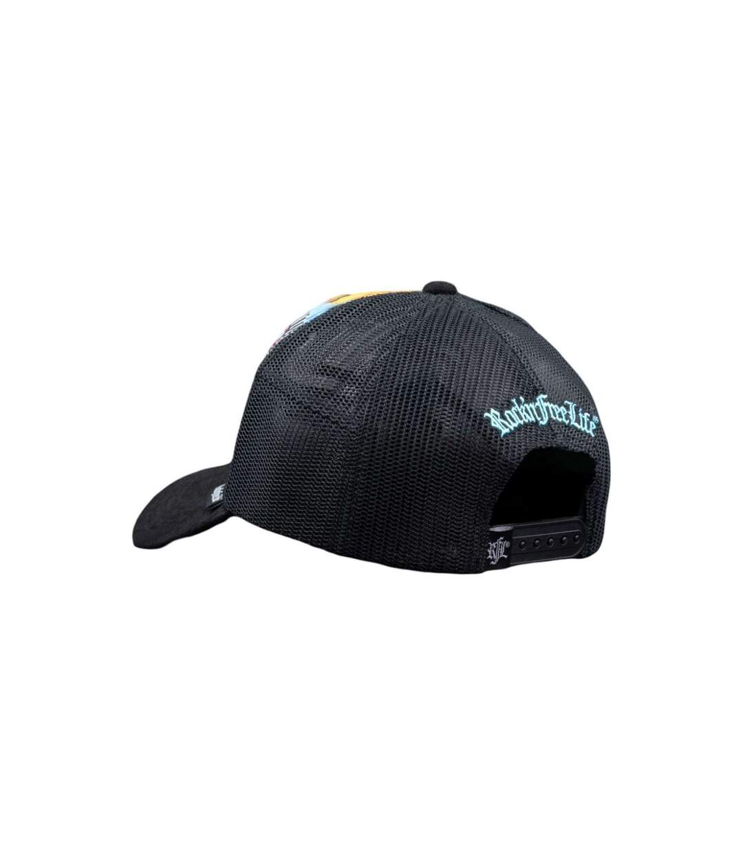 Casquette trucker avec filet bi-matière Apach Rock'n Free Life-3