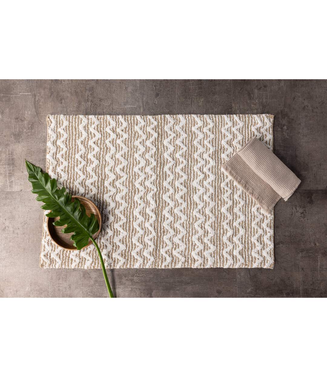 Tapis de Salle de Bain Philippa 60x90cm Sable-3