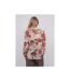 Chemise transparente motif floral OXELIA - Dona X Lisa-2