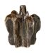 Vase Déco en Céramique Naga 15cm Marron-1