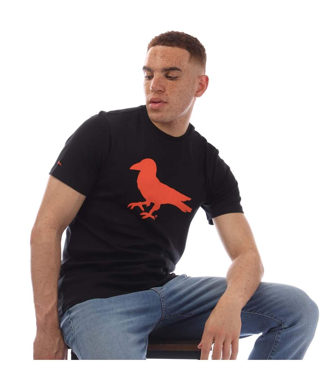 T-shirt Style Imprimé Cali Crown Homme Noir Modern Amusement-1