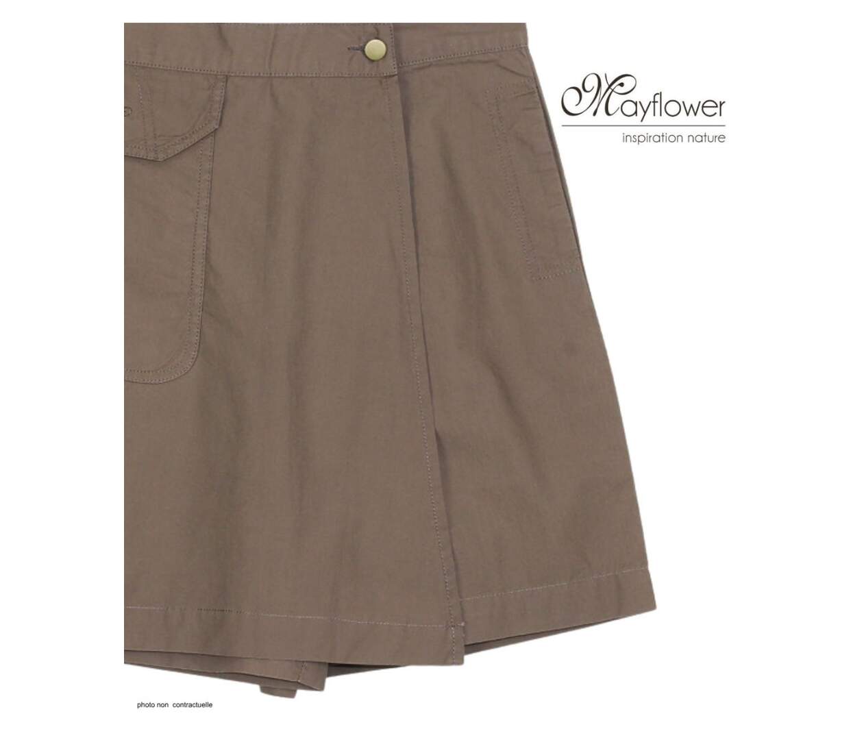 MAYFLOWER MARION2 – Jupe-short en pur coton pour un confort et un style d'été naturels-4