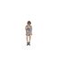 Womens/ladies Organic Cotton Puff Sleeve Mini Dress Multicoloured Stine Goya-1