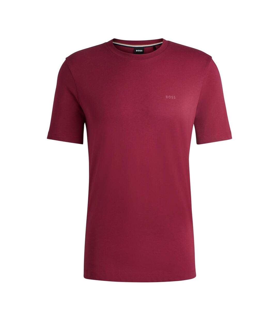 Mens Logo T-shirt Red Boss-2