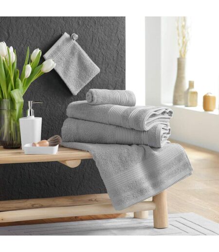 Drap de Bain Tendresse 90x150cm Gris Perle