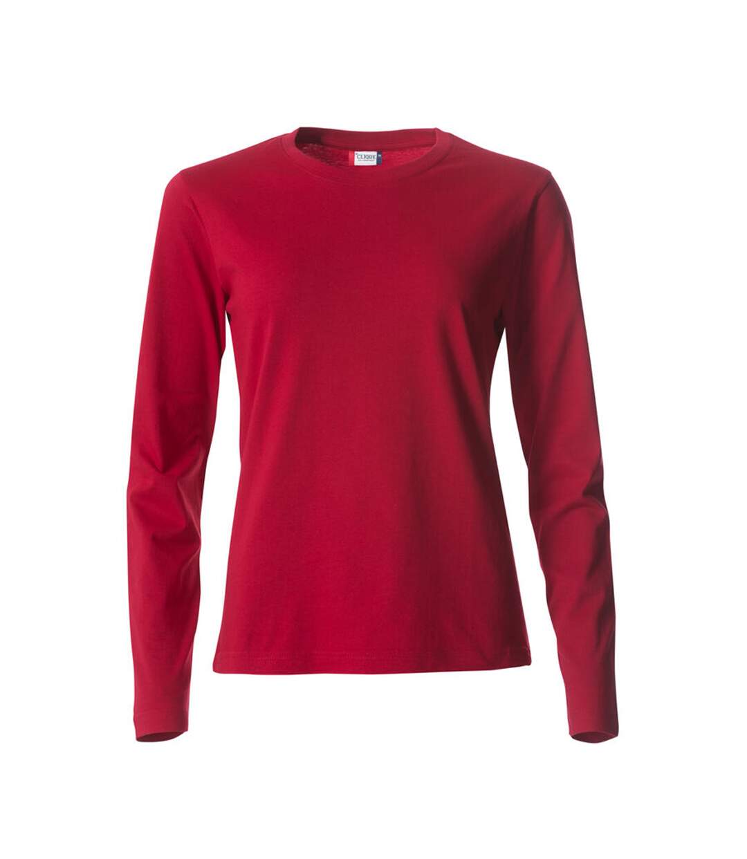 T-shirt Basic Femme Rouge Clique-1