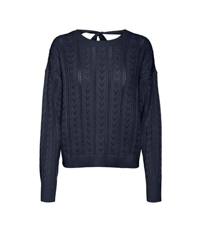 Pull marine femme vero moda newverena - l