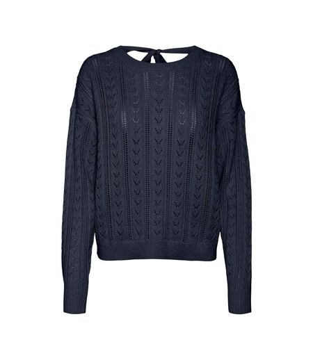 Pull marine femme vero moda newverena - l