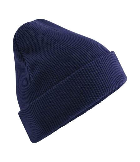 Bonnet Motif/style À Revers Adulte Bleu Marine Oxford Beechfield