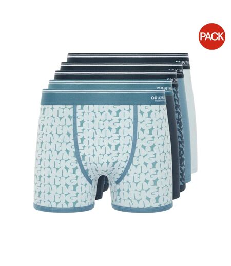 Boxers Dringal Homme Bleu Crosshatch