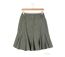 MAYFLOWER 011091U001 - Jupe plissée fleurie pour femme : l'élégance naturelle du coton vert kaki-2