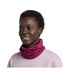 Unisex Adult Solid Merino Wool Lightweight Neck Tube One Size Magenta Buff-1