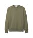 Sweat Motif/style Badge Homme Vert Lichen Foncé Calvin Klein-1